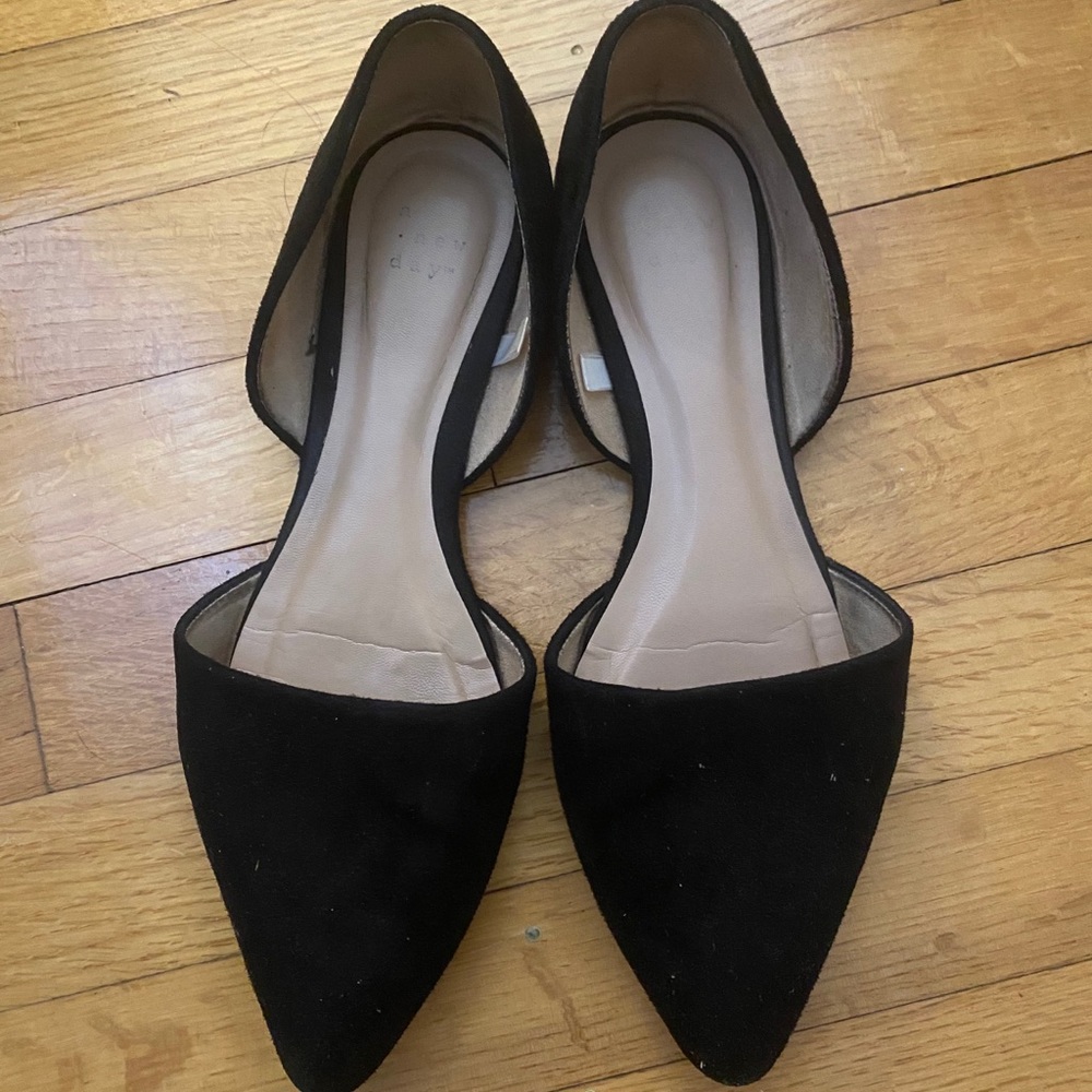a new day D'Orsay Black Flats